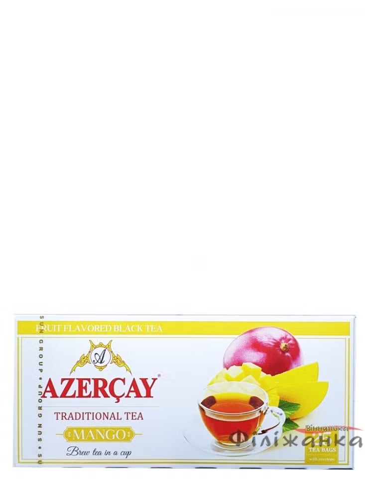 AZERCAY Mango Flavored Black Tea - 25 Tea Bags - Image 3